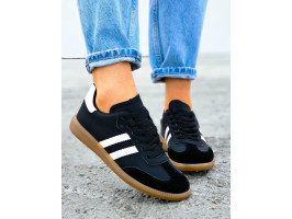 Czarne Buty Sportowe Sneakersy Sambay Great