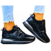 Eleganckie Czarne Buty Sportowe Damskie Sneakersy Rio