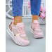 Buty Sportowe Na Platformie Sneakersy Prinss Pink