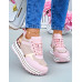 Buty Sportowe Na Platformie Sneakersy Prinss Pink