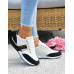 Czarne Sneakersy Buty Sportowe Louis