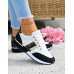 Czarne Sneakersy Buty Sportowe Louis