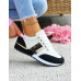 Czarne Sneakersy Buty Sportowe Louis