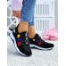 Czarne Sneakersy Buty Sportowe Love