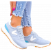 Klasyczne Buty Sportowe Damskie Sneakersy Soft Blue