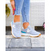 Klasyczne Buty Sportowe Damskie Sneakersy Soft Blue