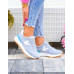 Klasyczne Buty Sportowe Damskie Sneakersy Soft Blue