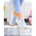 Klasyczne Buty Sportowe Damskie Sneakersy Soft Blue